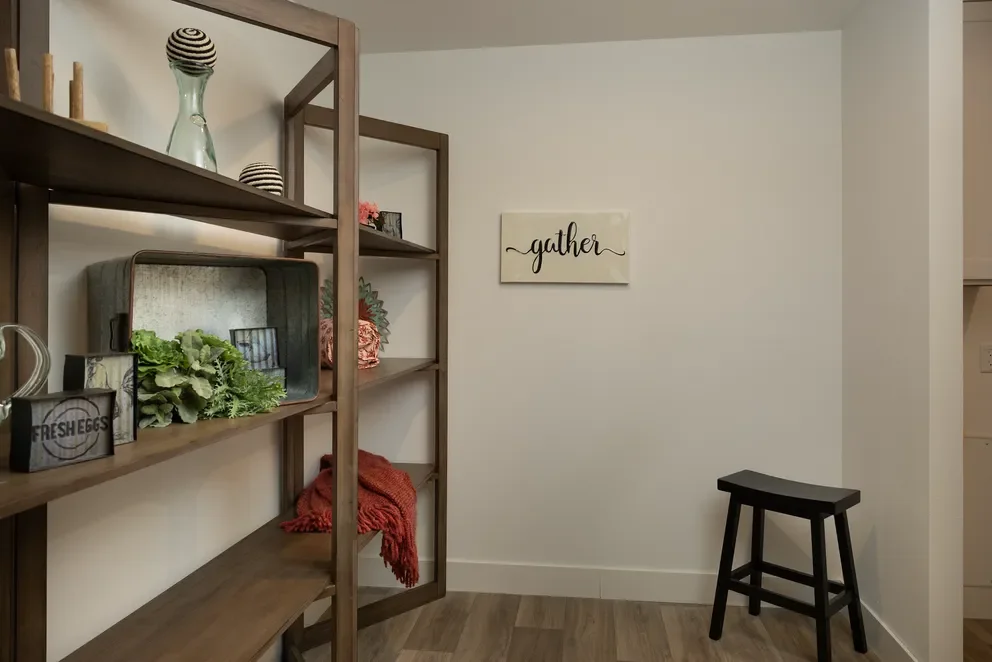 laundry room inside the tempo hey jude manufactured home 