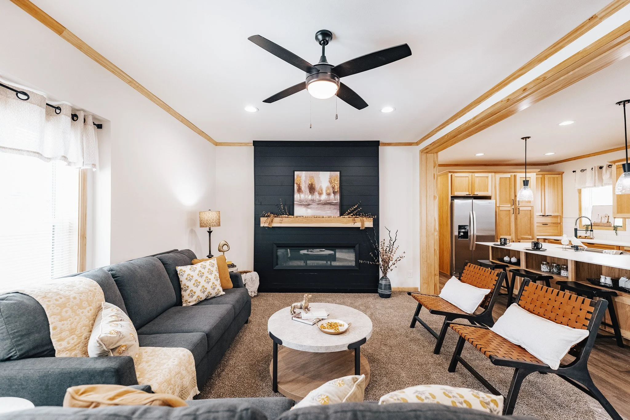 interior photo of the cavco Dakota Edge manufactured home 