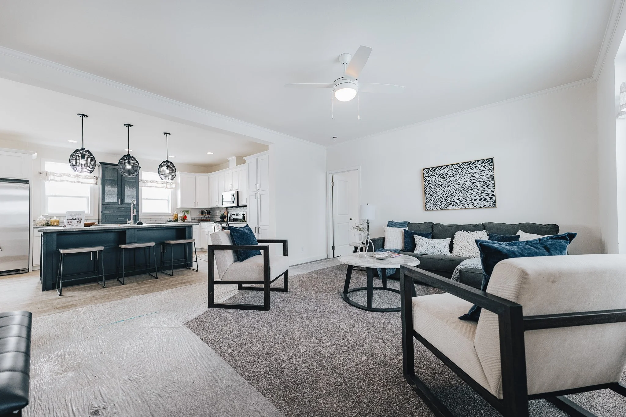 interior photo of the livingroom inside the schult Sapphire