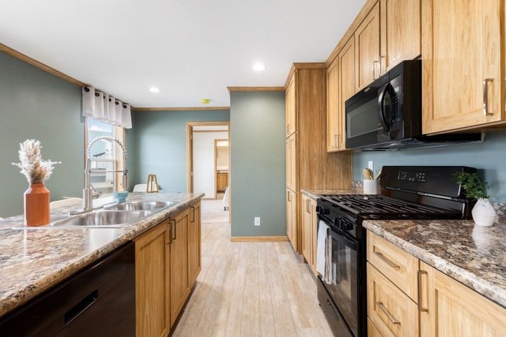 kitchen photo cavco manufactured home 