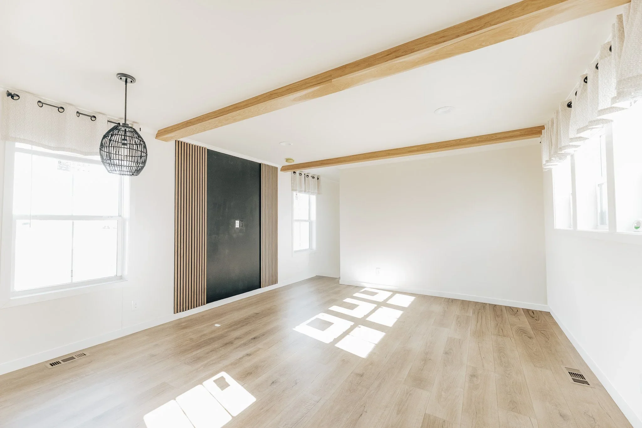 interior livingroom of cavco helix manufactured home 