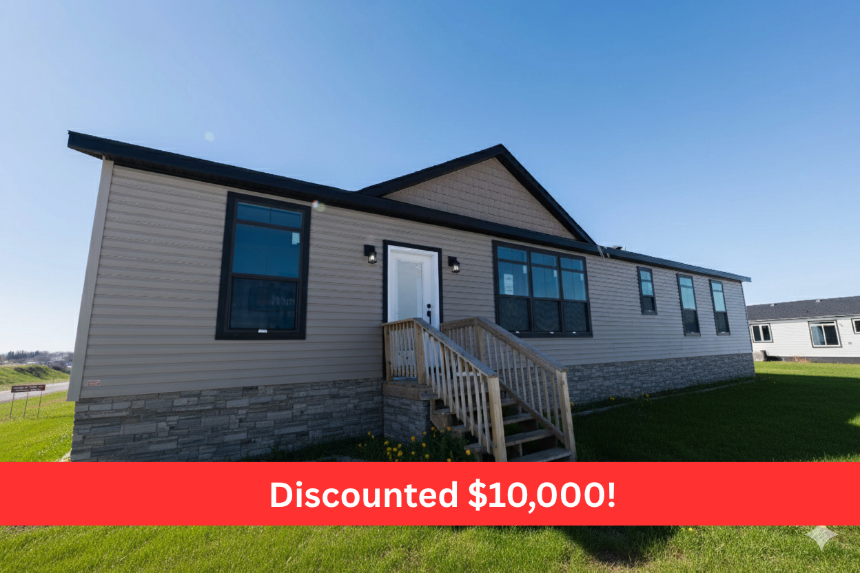 Schult 50th anniversary manufactured home discounted 10,000 off the sales price located in minot north dakota