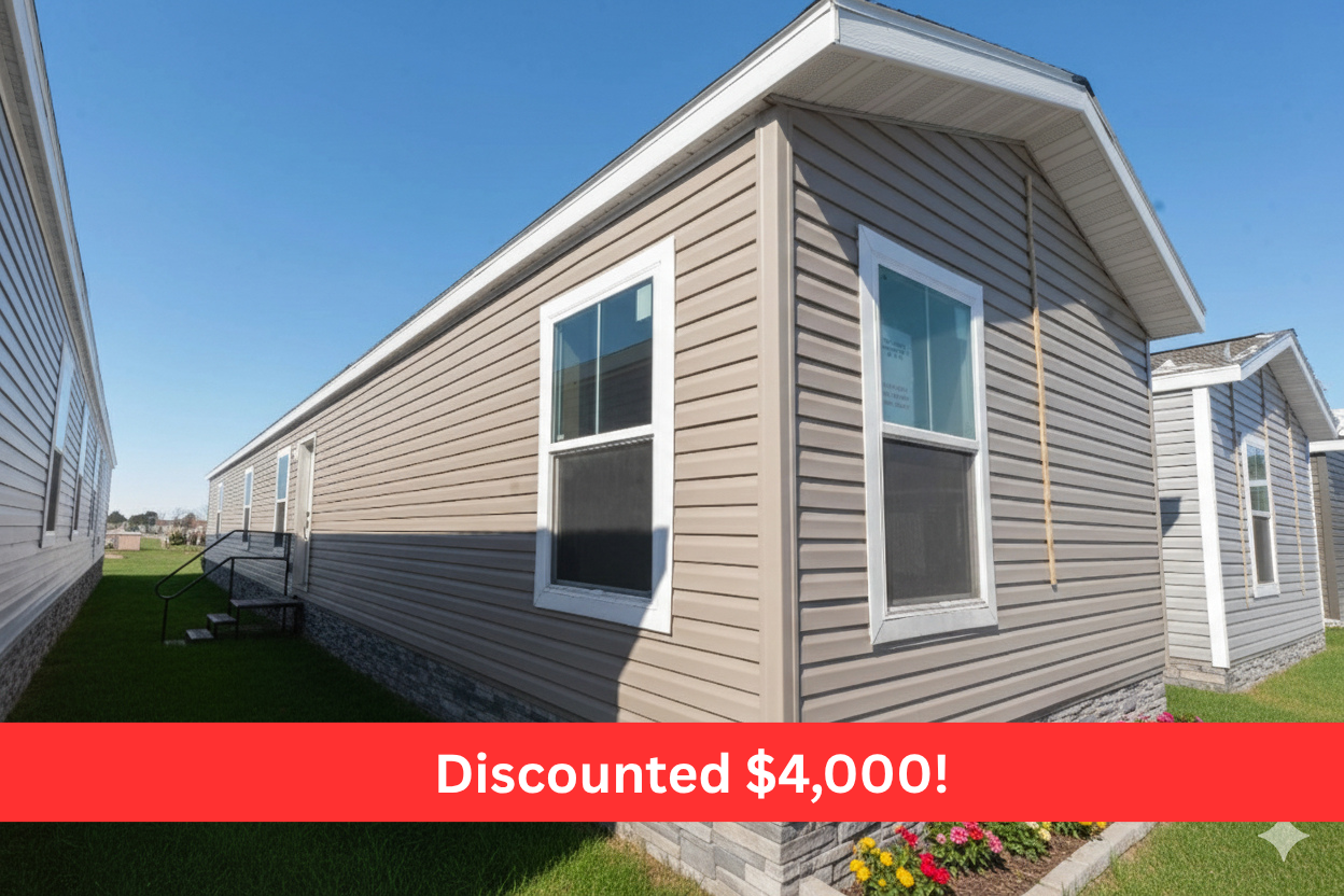 Photo of discounted manufactured home in Minot North Dakota 