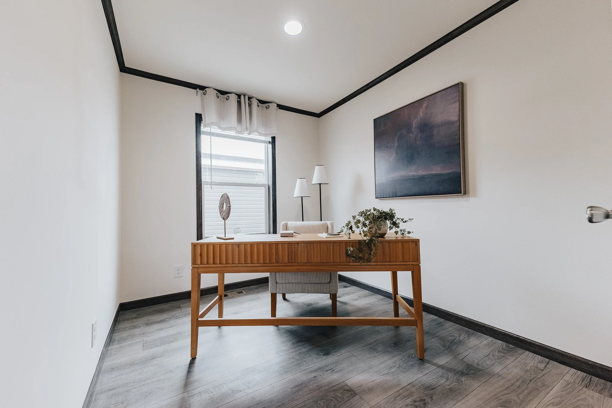 office room right off the front door 