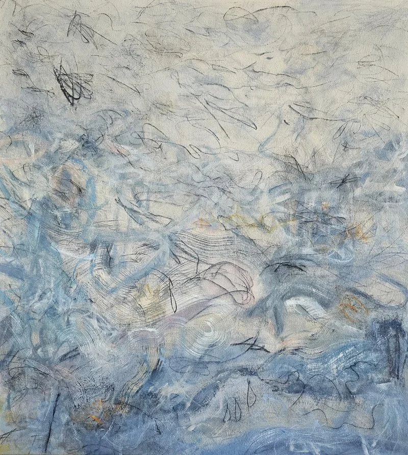 Windswept 4
mixed media on canvas, 48" x 43"