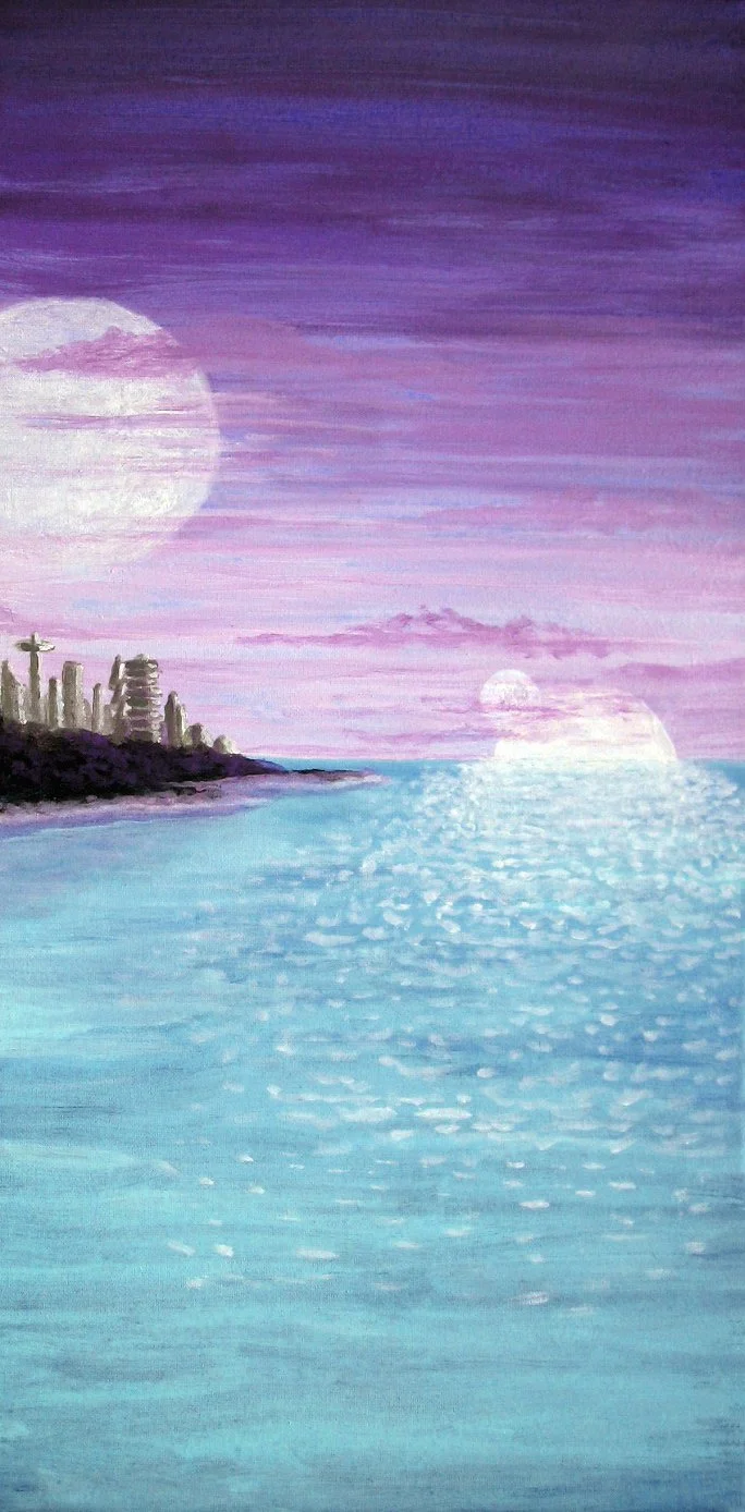 "Moonrise on Neptune III"