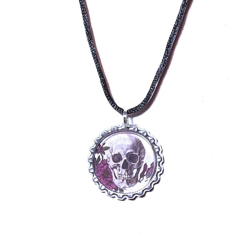 Goth Skull Pendant Necklace #5
