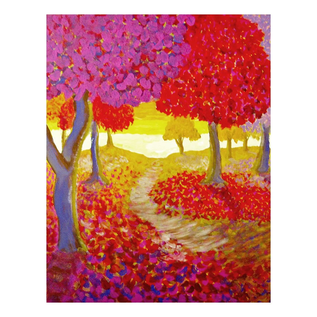 "Autumn Path" Art Print