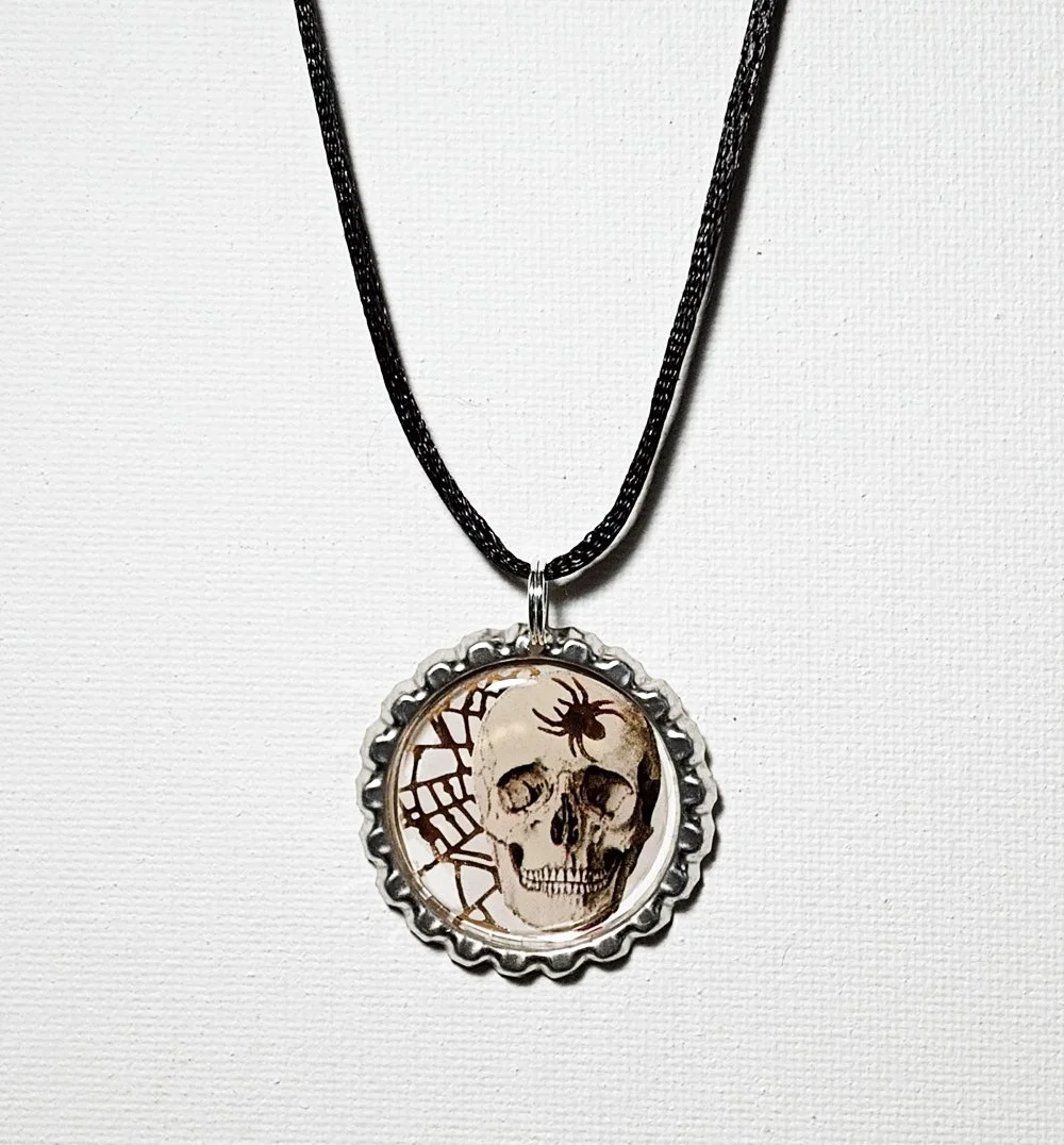 Goth Skull Pendant Necklace #6