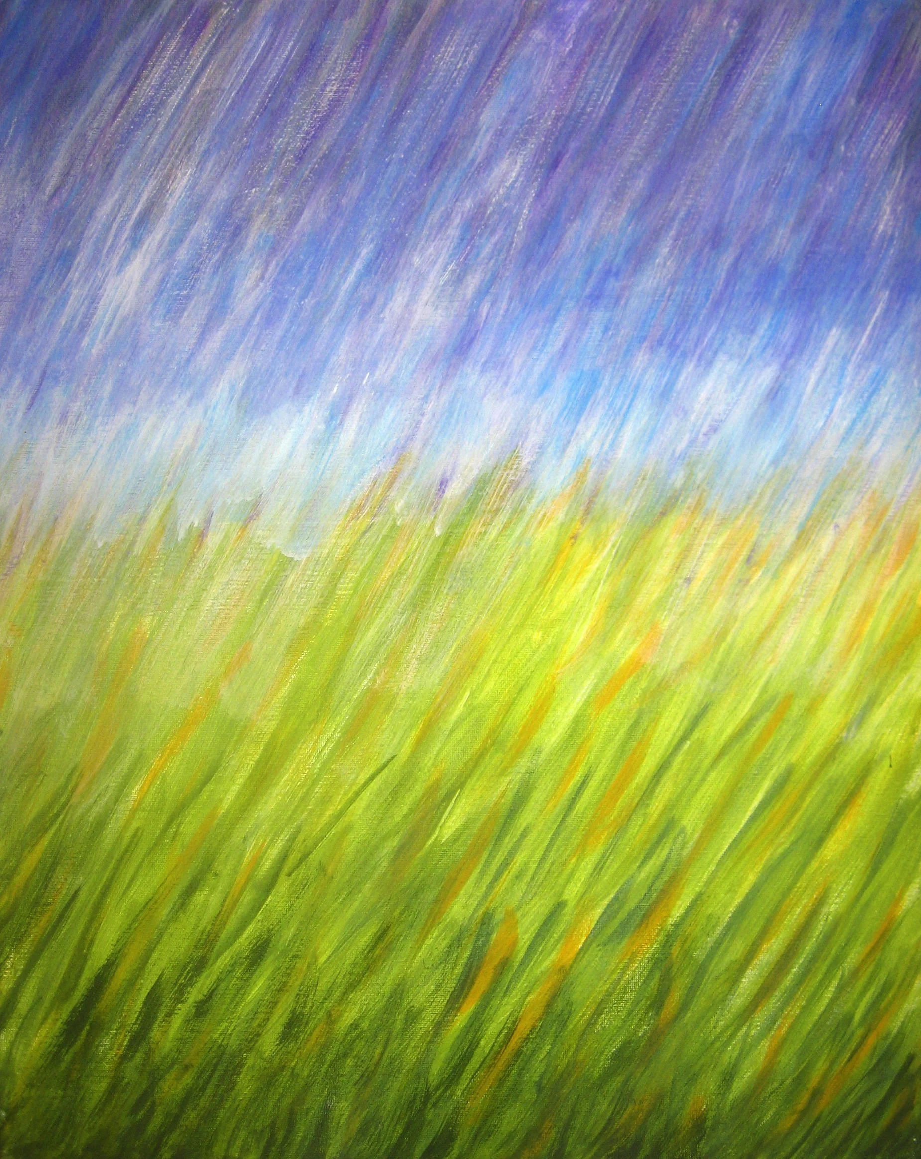 "Downpour in a Field"