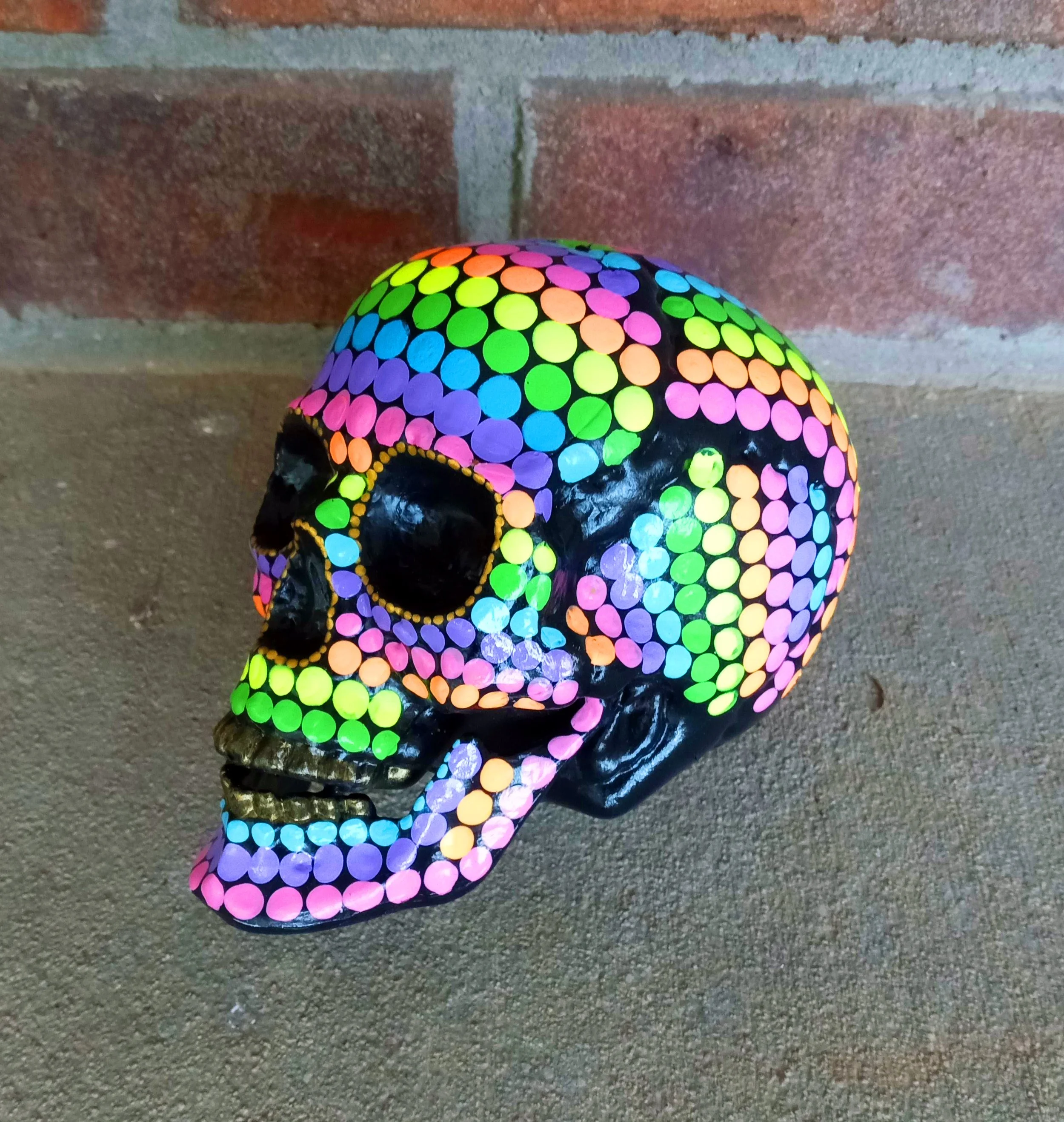 Neon Rainbow skull 1 left view.jpg
