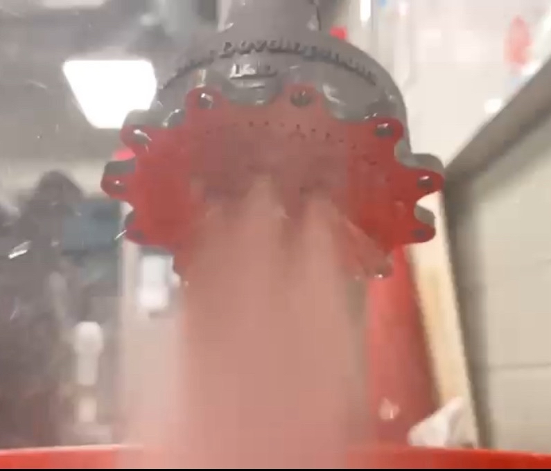 Injector cold flow (75 psi)