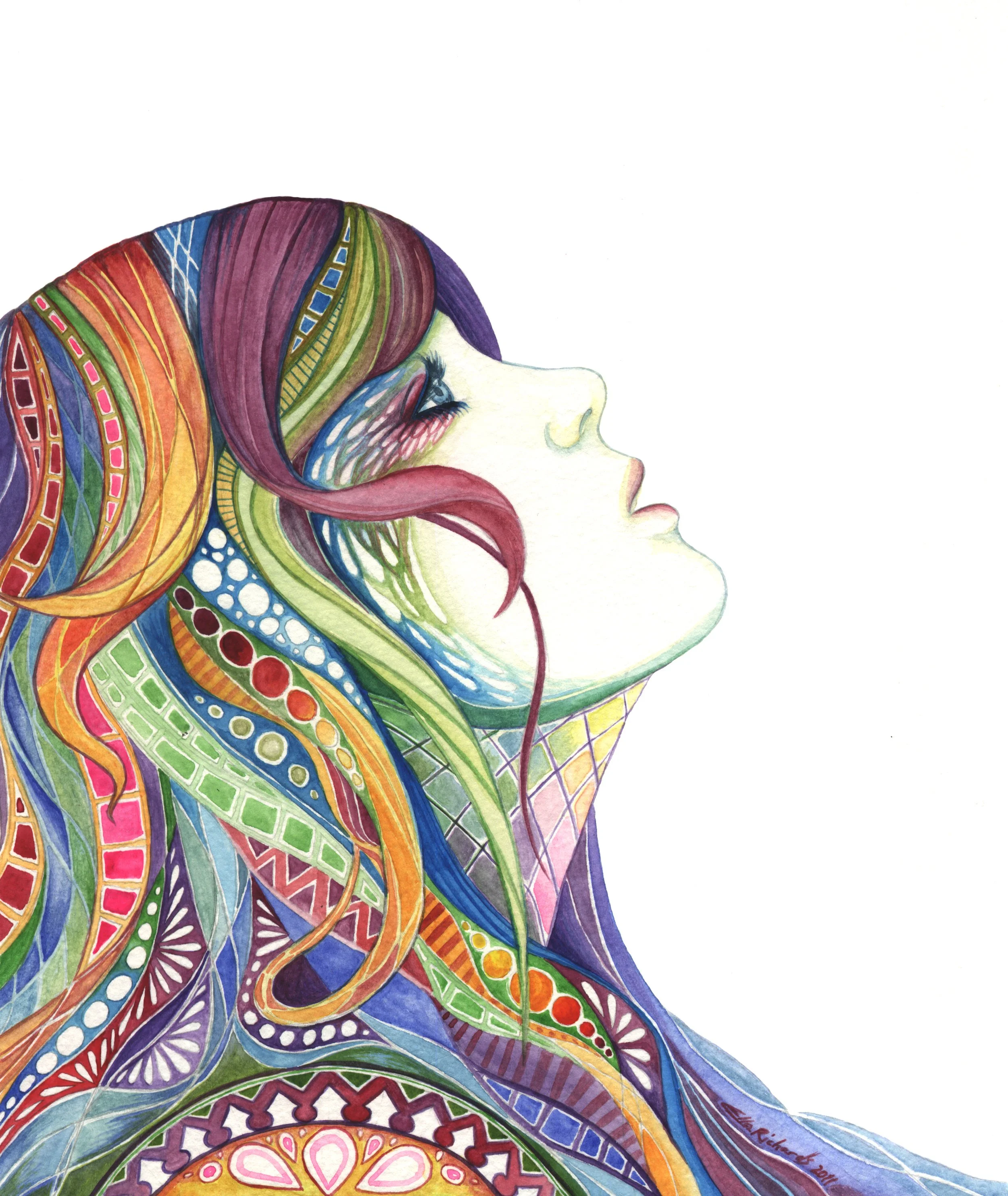 "Patterns In Her Hair 2" - 2011