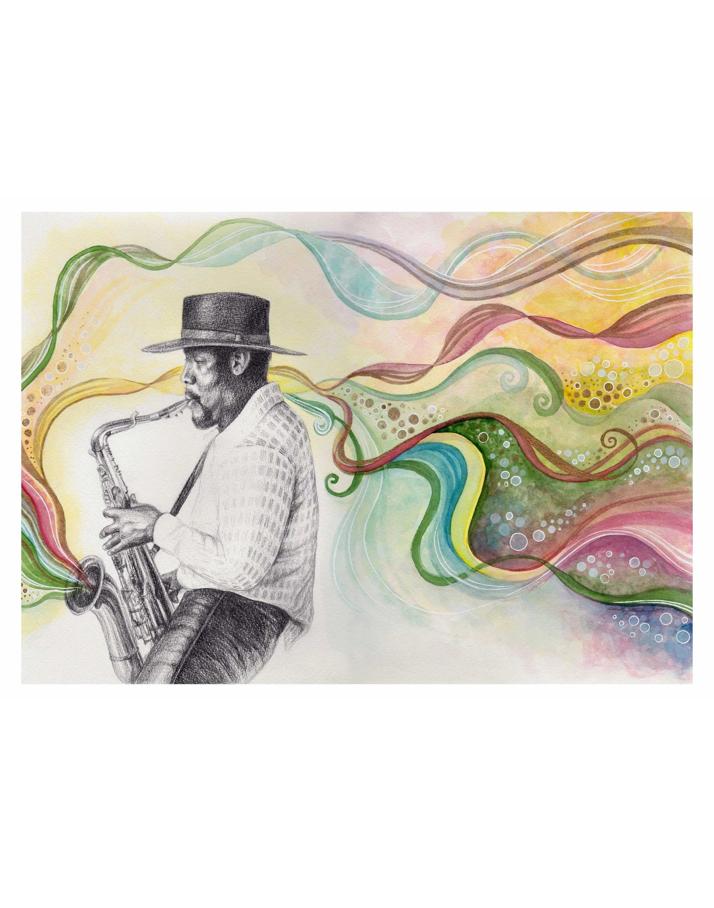 'The Big Man Joined The Band' - Giclée Print