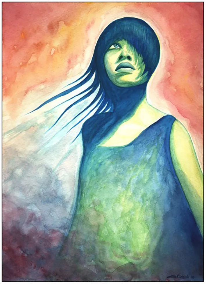 "Spirit of Longing"
Watercolour, 2010
© Ella Hayward