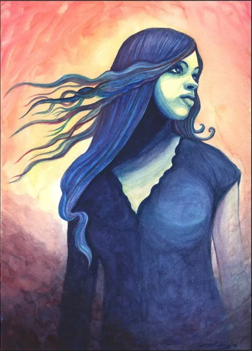 "Daydreaming in December"
Watercolour, 2010
© Ella Hayward