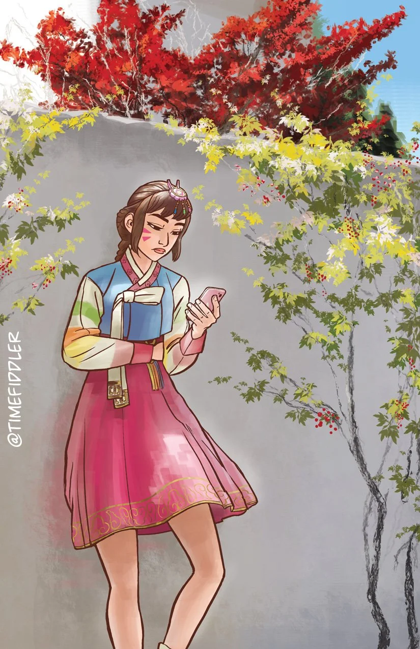 D.Va Overwatch fan art