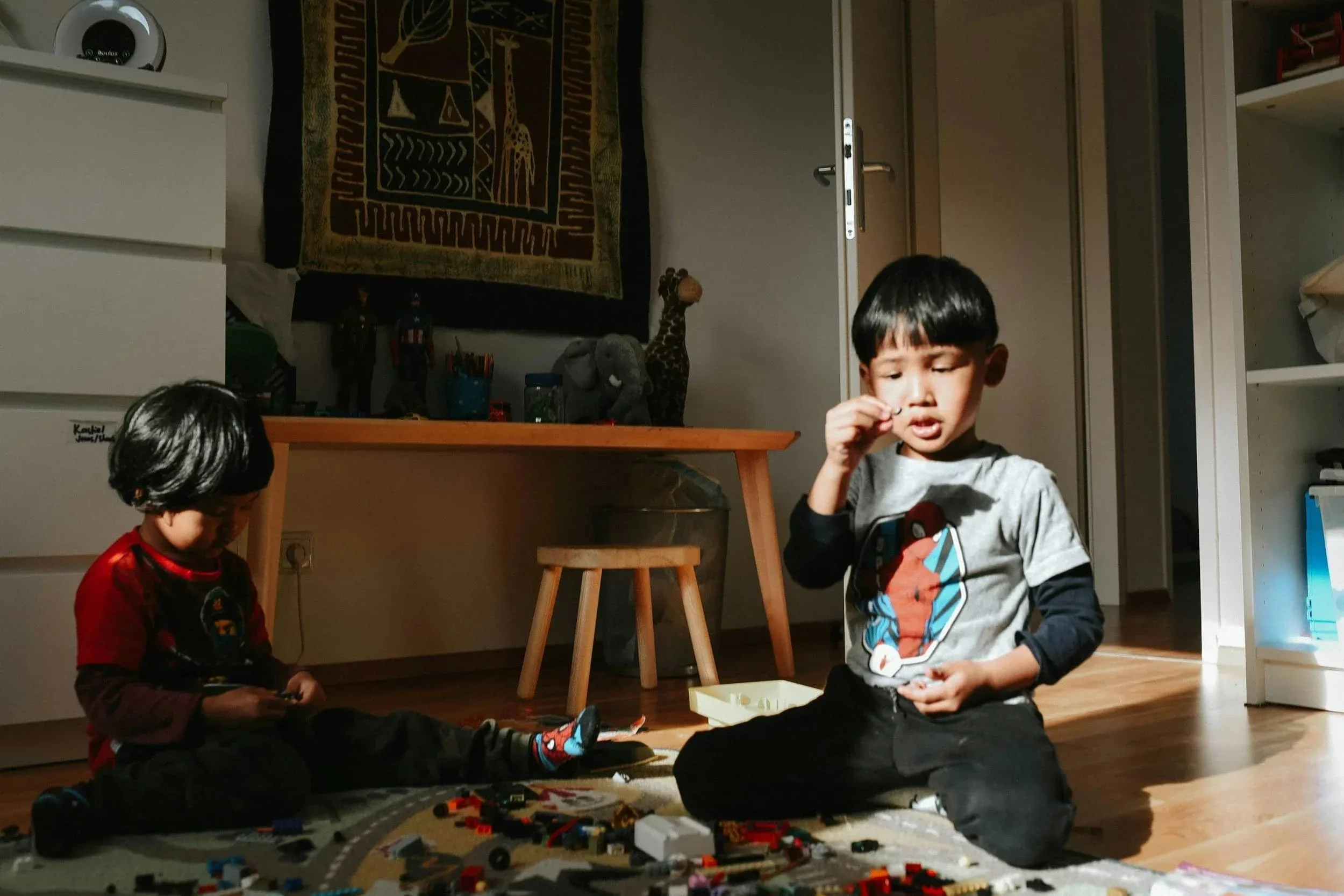 Child playing during a Synergetic Play Therapy session in Golden, Colorado