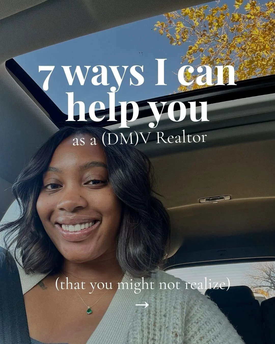 Idk who needs to hear this but: You don&rsquo;t need to be buying or selling to reach out to me.

I help people navigate all kinds of questions - from &ldquo;should I even move?&rdquo; to &ldquo;does this upgrade make sense for my resale value?&rdquo
