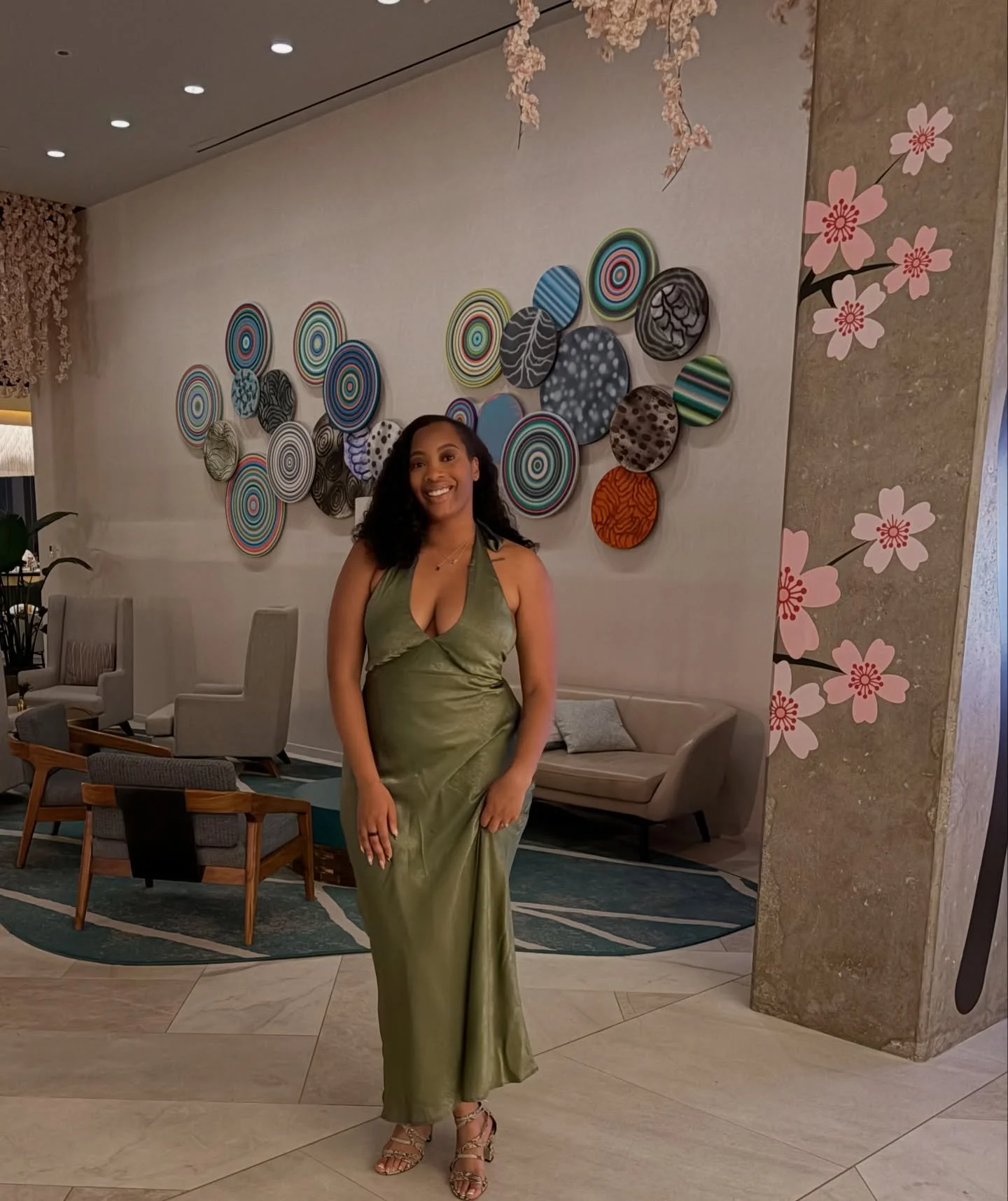 Even the cherry blossoms know who the main character is. 🌸🤭

Thank you for all the birthday love! Feeling more me than ever and that is the greatest blessing of all. 💚🫶🏾

Here&rsquo;s to another year. Thank you for being a part of the journey.

