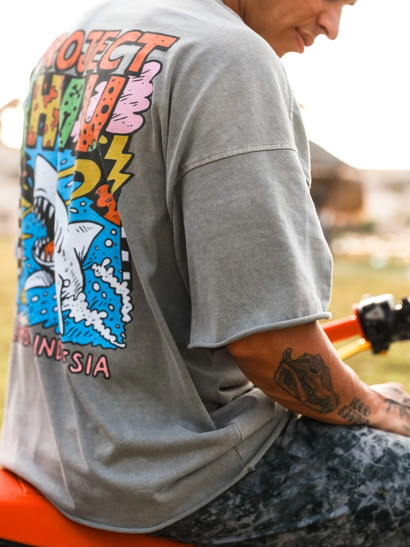 Vintage style storm shark T is online &amp; in store! Shop to support the Hiu 🦈