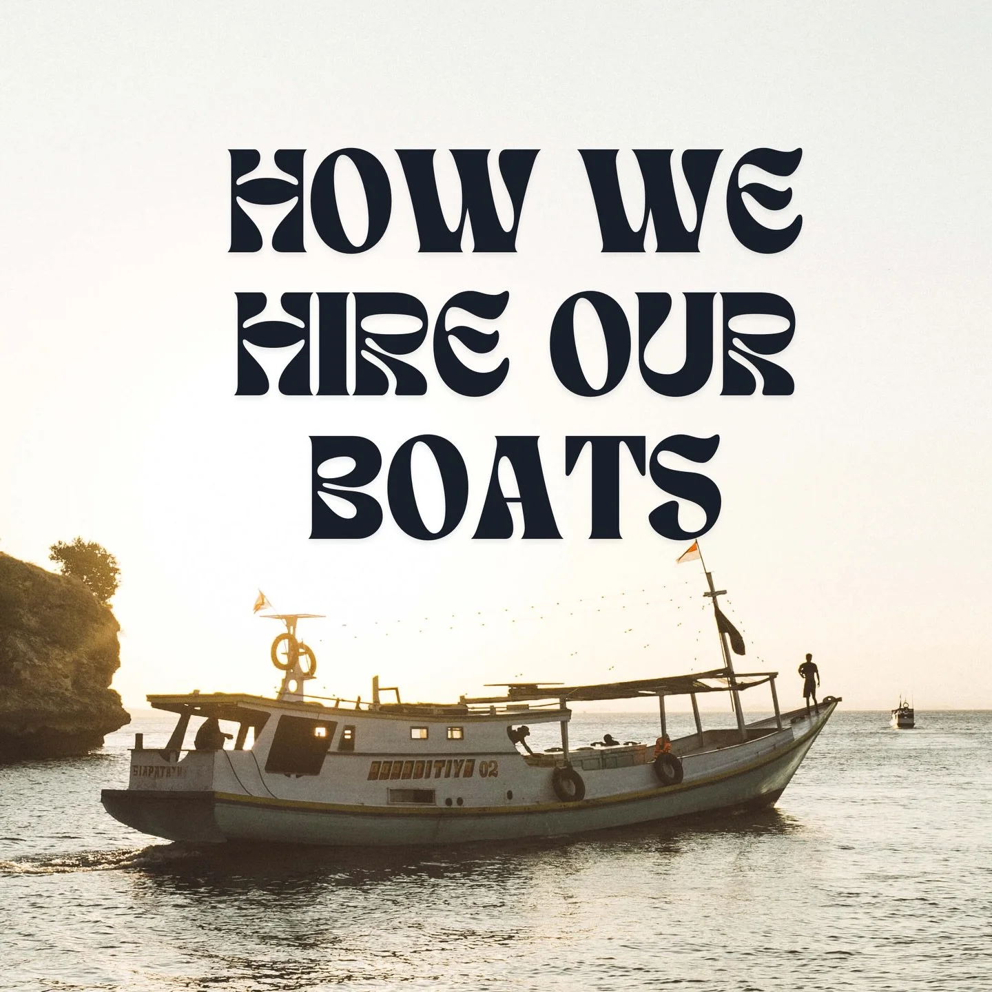 How we hire boats matters, it's the key to increasing the amount of sharks we save and done in a way that ensures maximum impact with limited resources... let us know if you'd like us to share more about the details of our methods 🦈