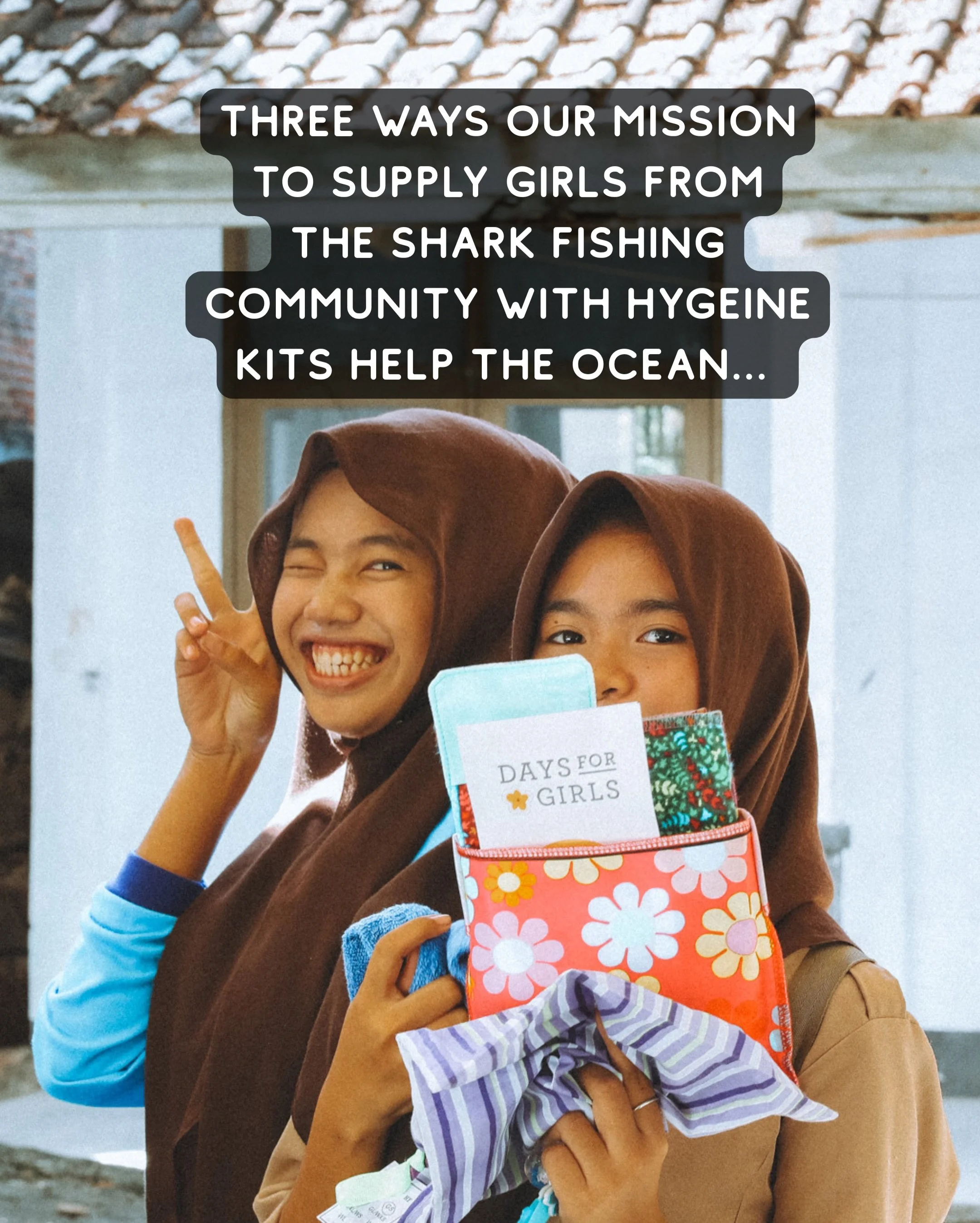 Women use an average of 25 pads per person per cycle; 300 kits were delivered, stopping 7,500 pads entering the ocean each month&hellip;