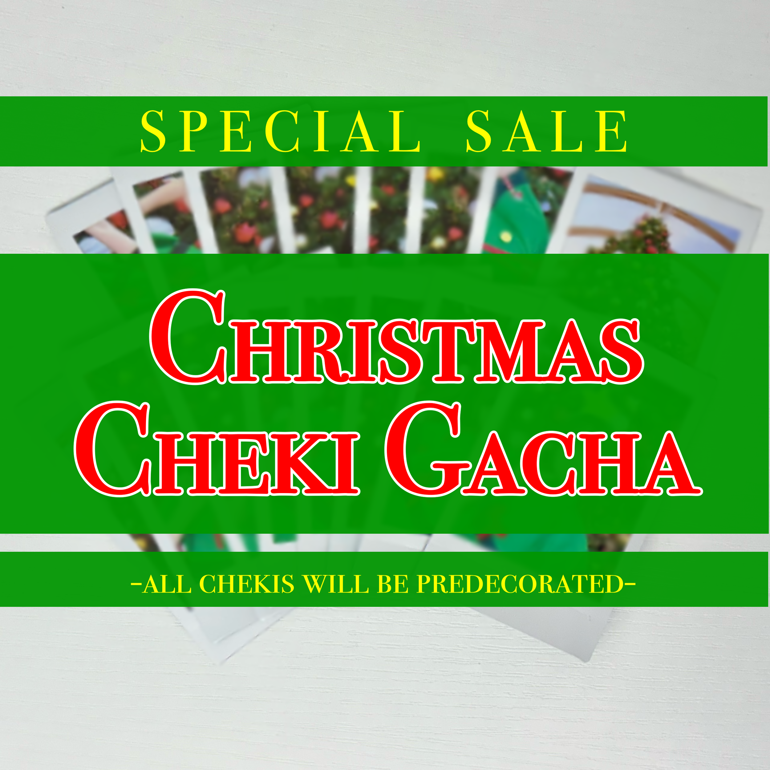 PreDeco Cheki (Christmas Gacha)