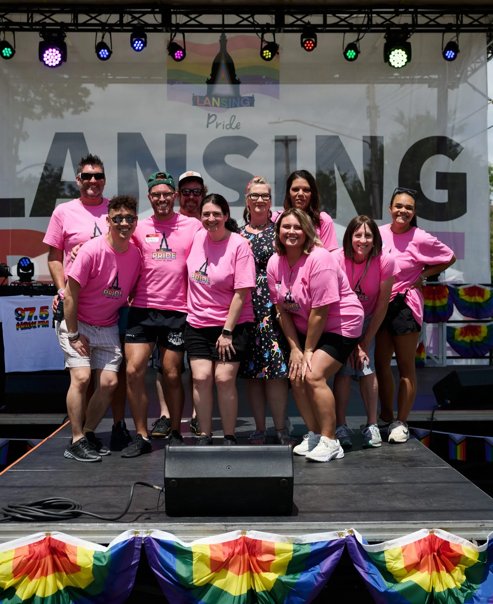 Group of individuals smiling at the camera
