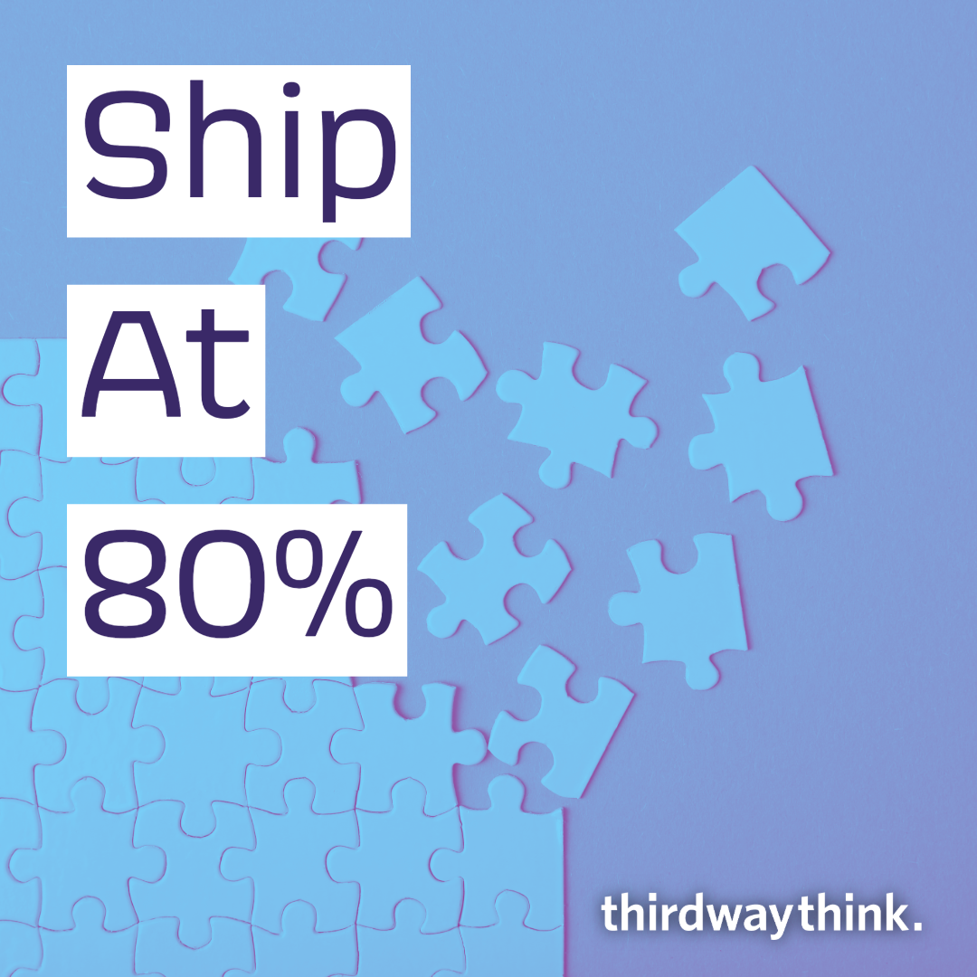 Ship At 80%