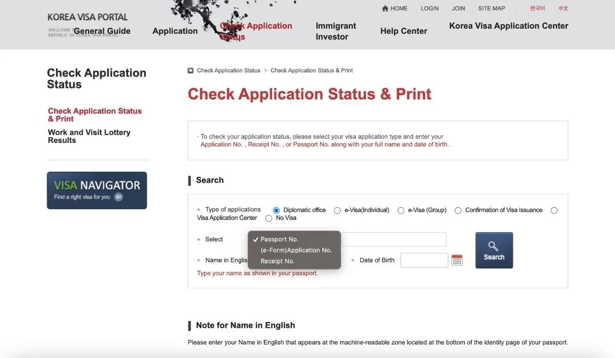 How to Check the Status of Your South Korea Visa Application