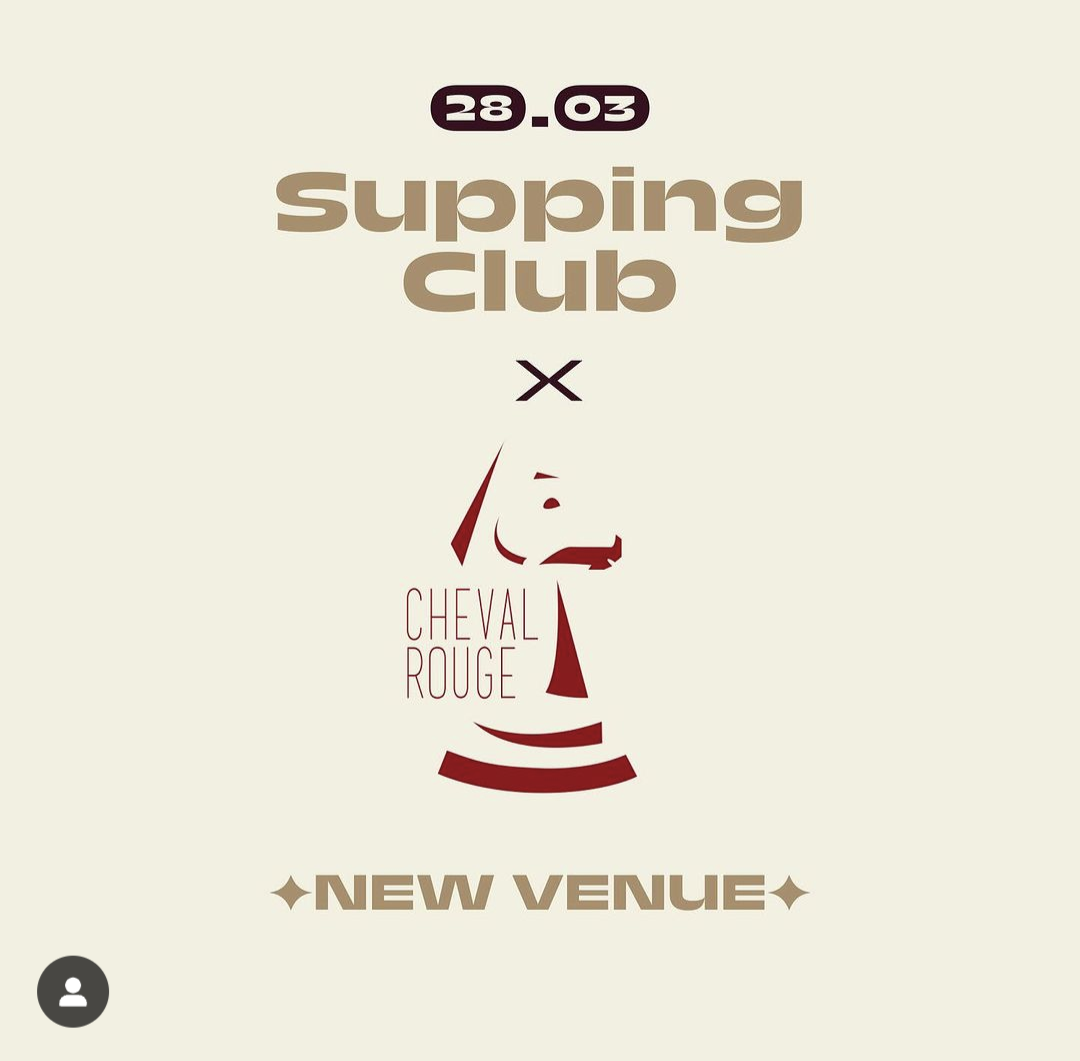 Supping Club X Cheval Rouge Drinks