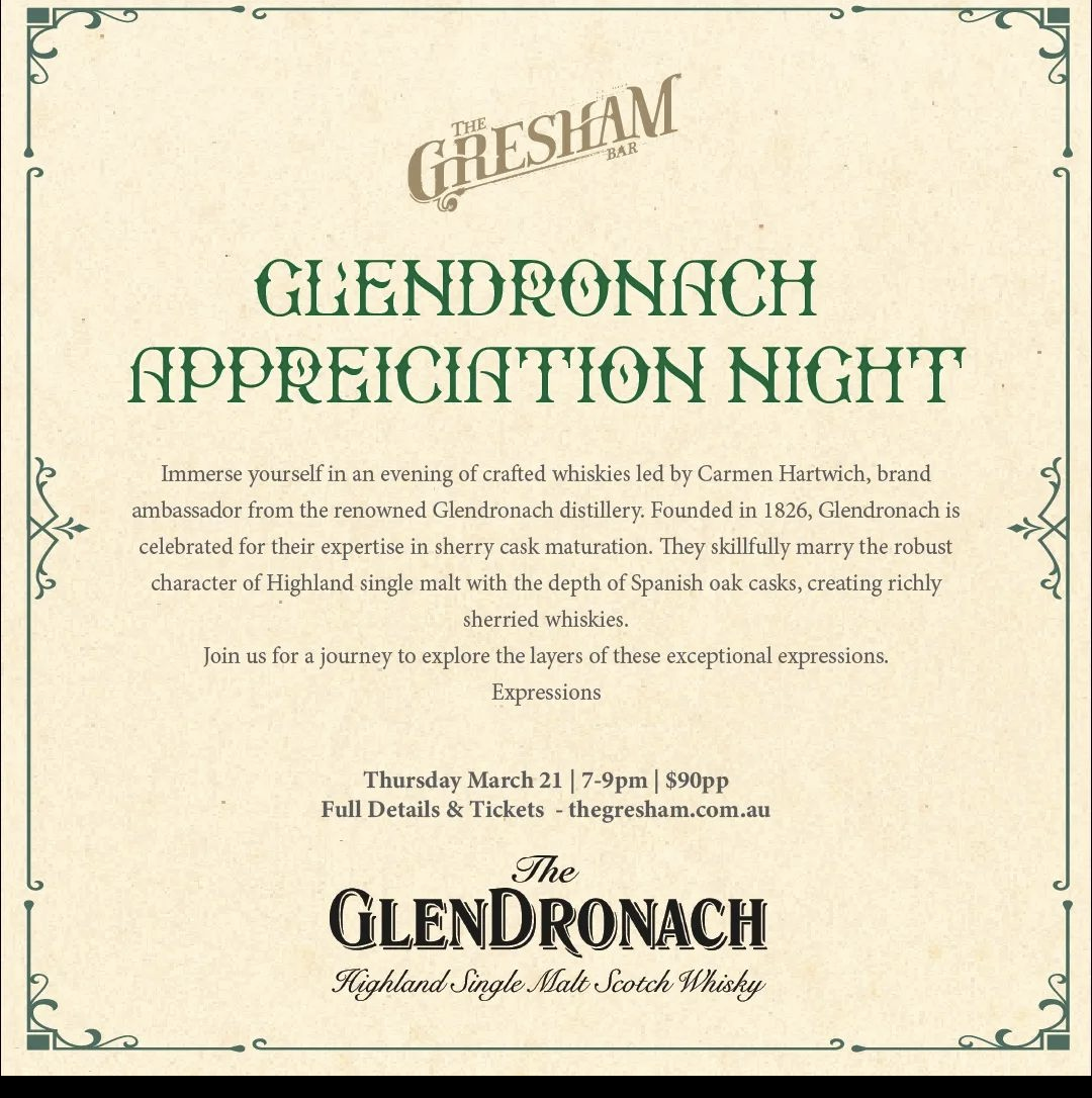 Glendronach Appreciation Night