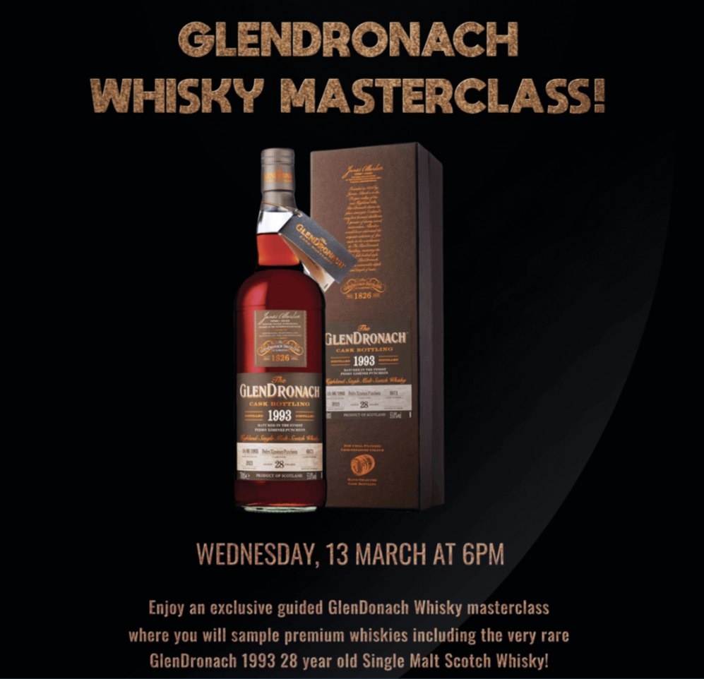 Glendronach Whisky Masterclass