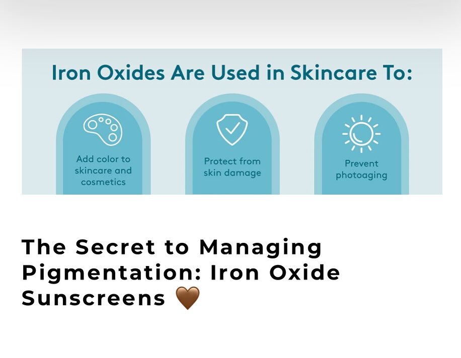 Dealing with pigmentation? Opt for a tinted sunscreen with iron oxides. It doesn&rsquo;t just block UV rays &mdash; it also protects against visible light, a major culprit behind stubborn dark spots. Your skin will thank you! 

Check out the link in 
