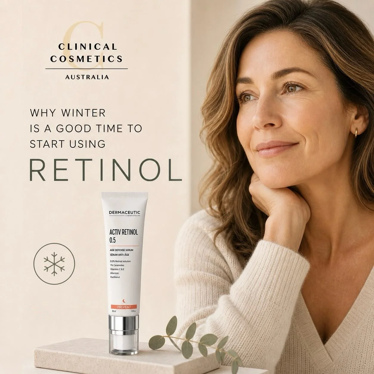 As Melbourne cools down, it&rsquo;s the ideal time to introduce retinol into your routine. 

Retinol (vitamin A) is one of the most evidence-based ingredients for supporting skin renewal, refining texture, and softening the appearance of fine lines a