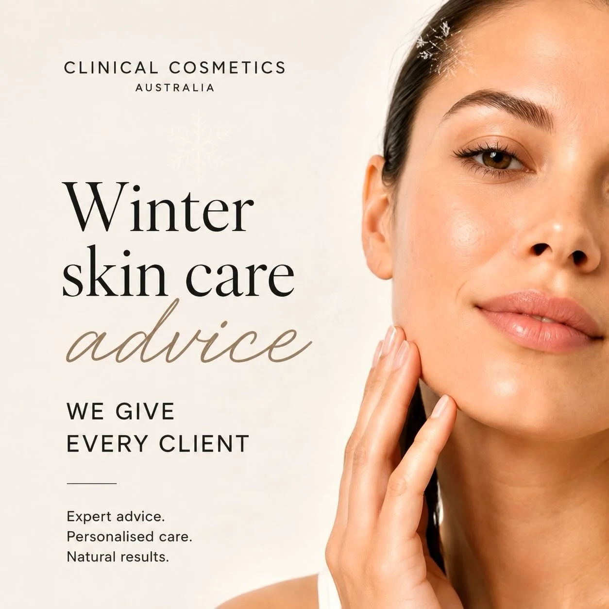 If your skin has been feeling drier, duller, or more sensitive lately, these tips are for you:

1. Hydration is everything

If your skin feels tighter, drier, or more sensitive during winter, you&rsquo;re not imagining it.

Cold air, indoor heating, 