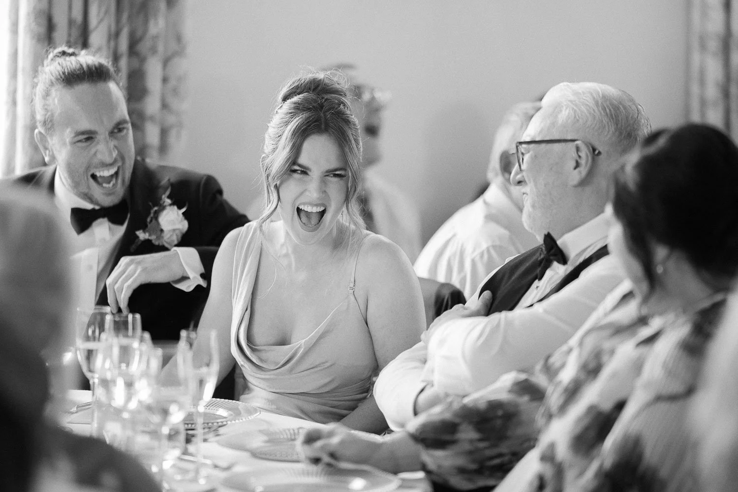 Guest reactions to speeches