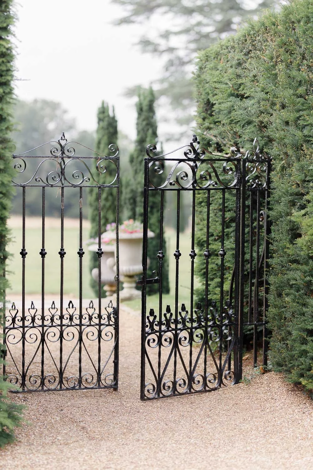 Exterior detail photos of the grounds at Hedsor