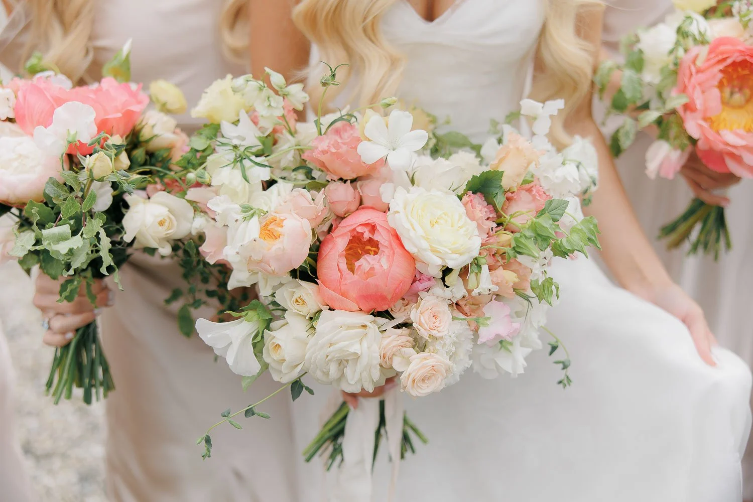 detail photo of wedding flowers