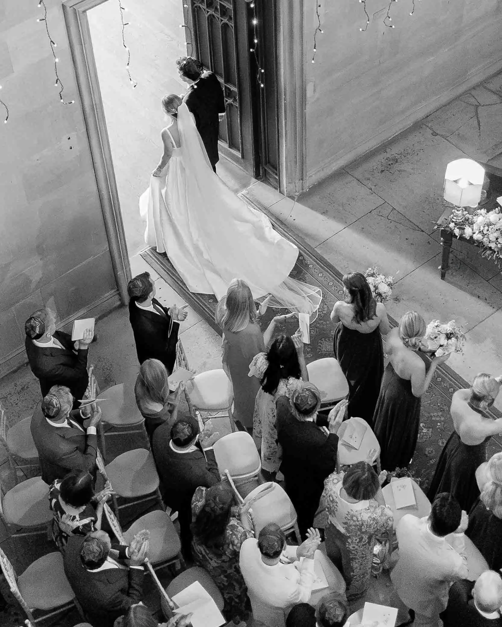 Wedding ceremony at Ashridge House, Hertfordshire