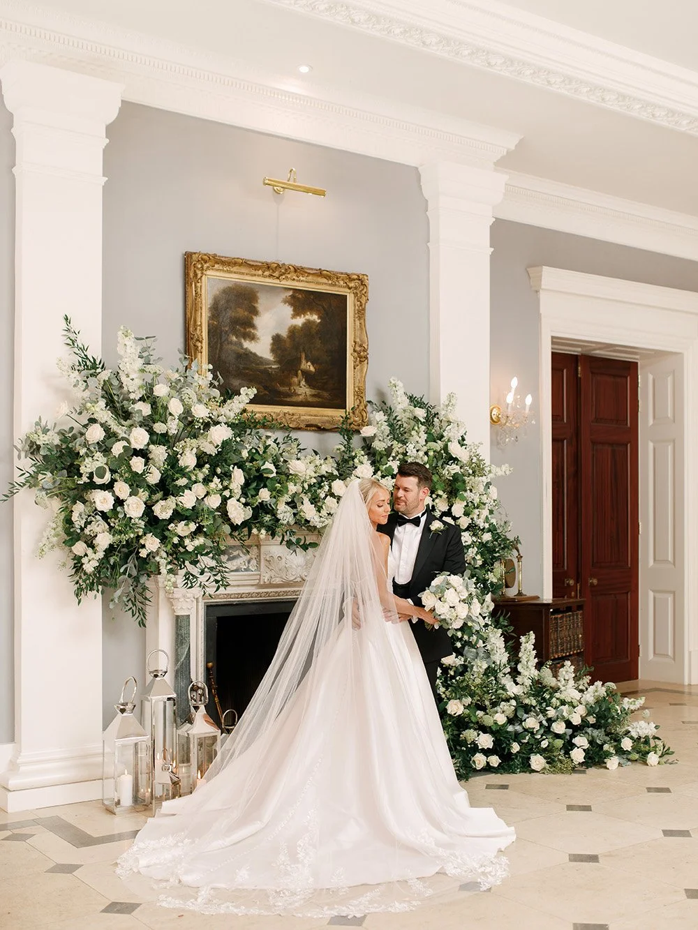 floral budget inspo at UK wedding