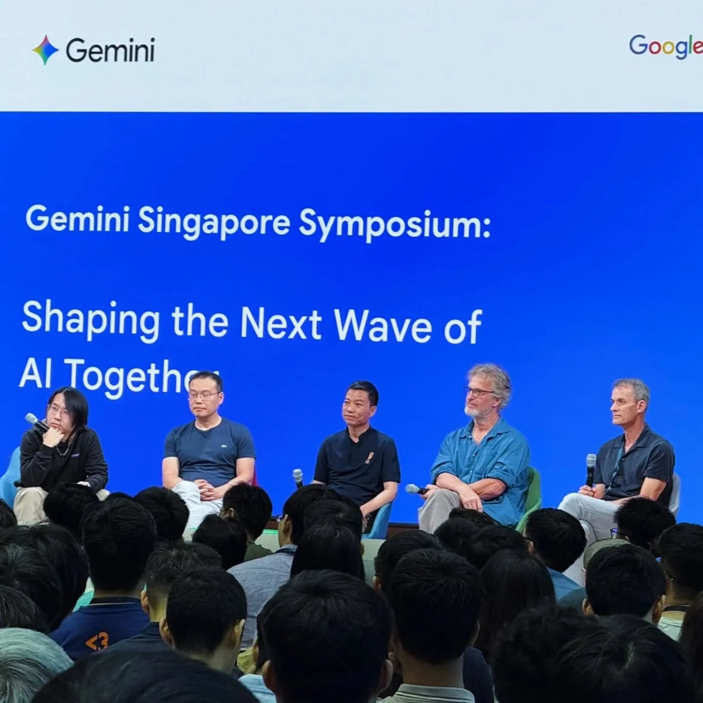 Legendary panel on 3/9/25🔥. Probably the record for the most amount of AI impact density per square foot on the island of Singapore ever and will likely never be beaten in a long time. 

I work with these people on a day to day basis and am still al