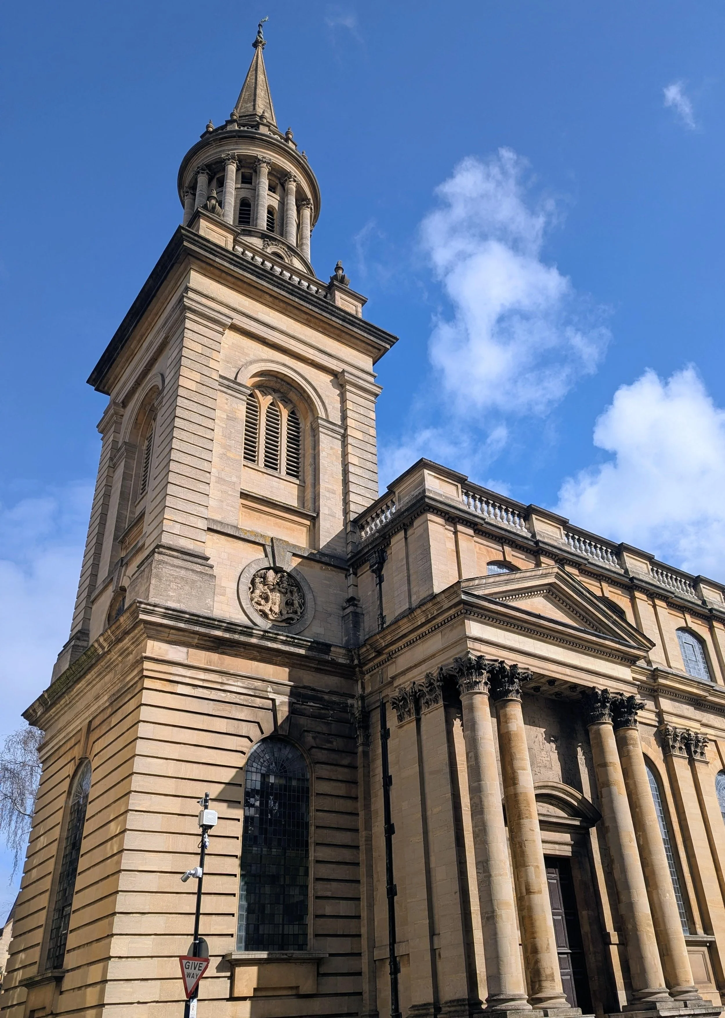 Oxford Spire in Spring Sun