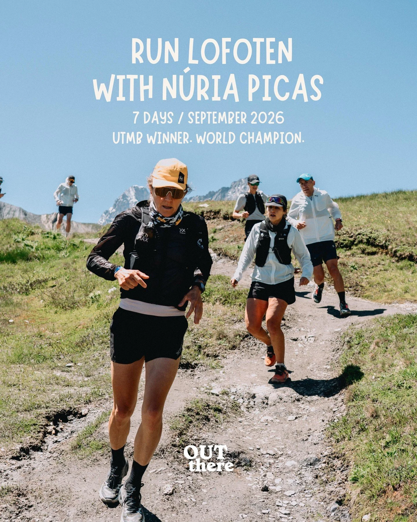 Lofoten. Seven days. One very good reason to bring your running shoes.⁠
⁠
This September, join N&uacute;ria Picas for a small-group trail running experience through one of Norway&rsquo;s wildest landscapes.⁠
⁠
Different trails across Lofoten. 3&ndash