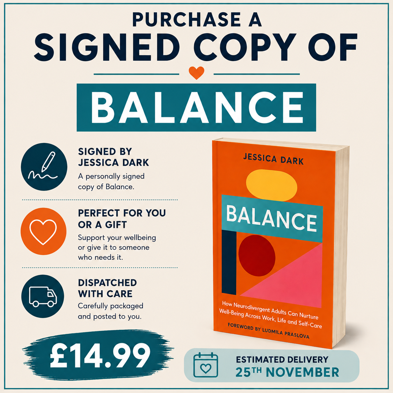 Purchase a Signed Copy of Balance
