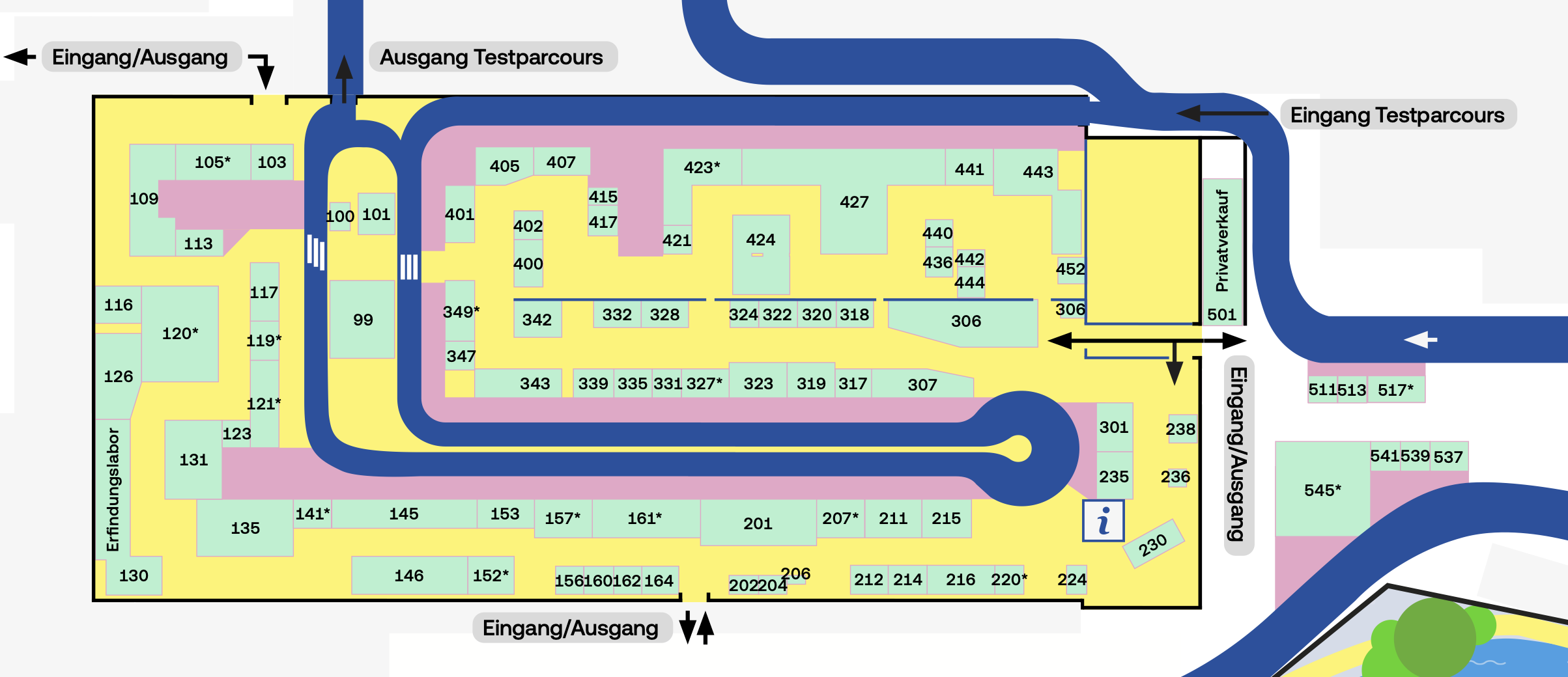 Hallenplan