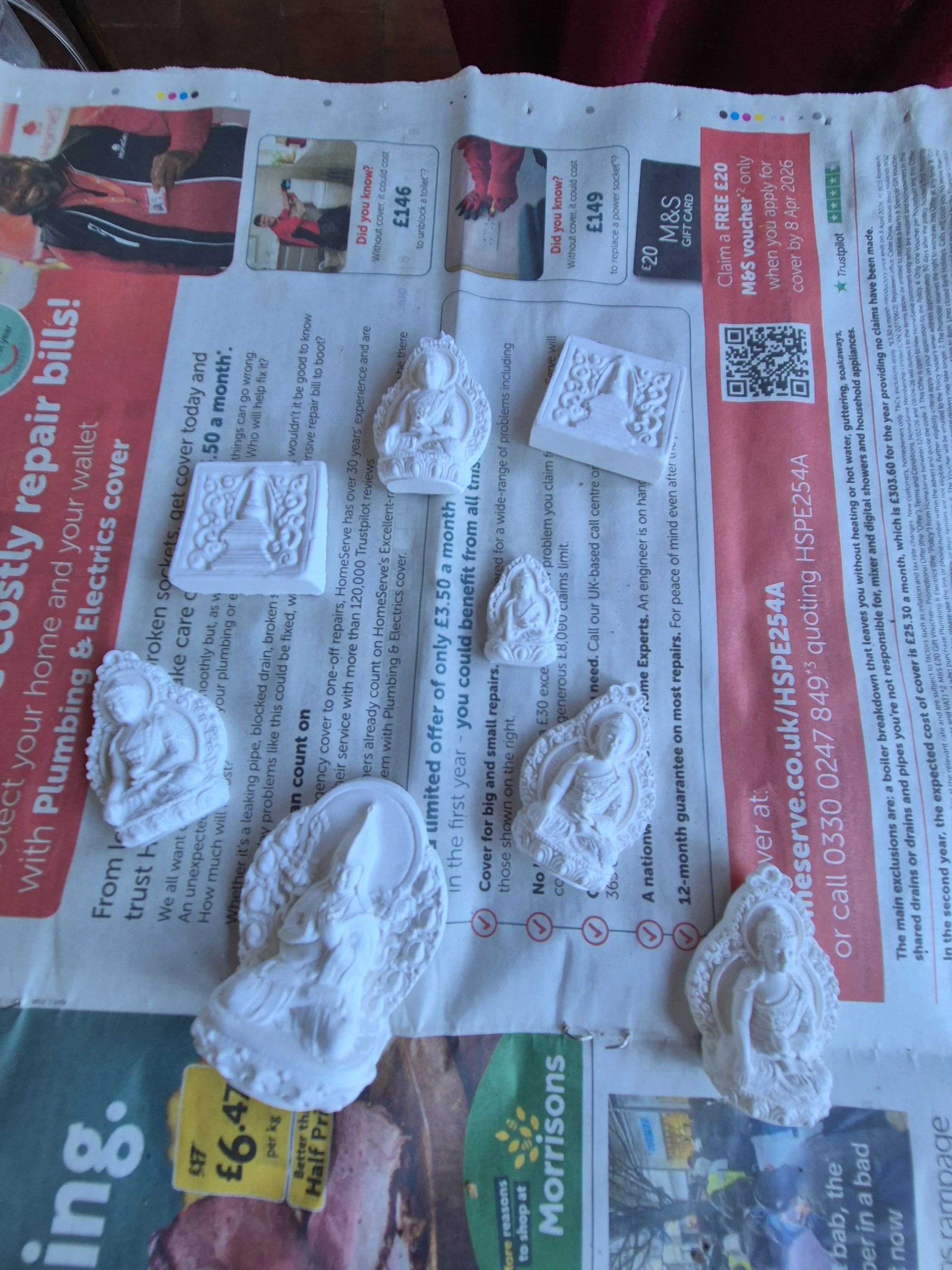 tsatsa laid out on newspaper.jpg