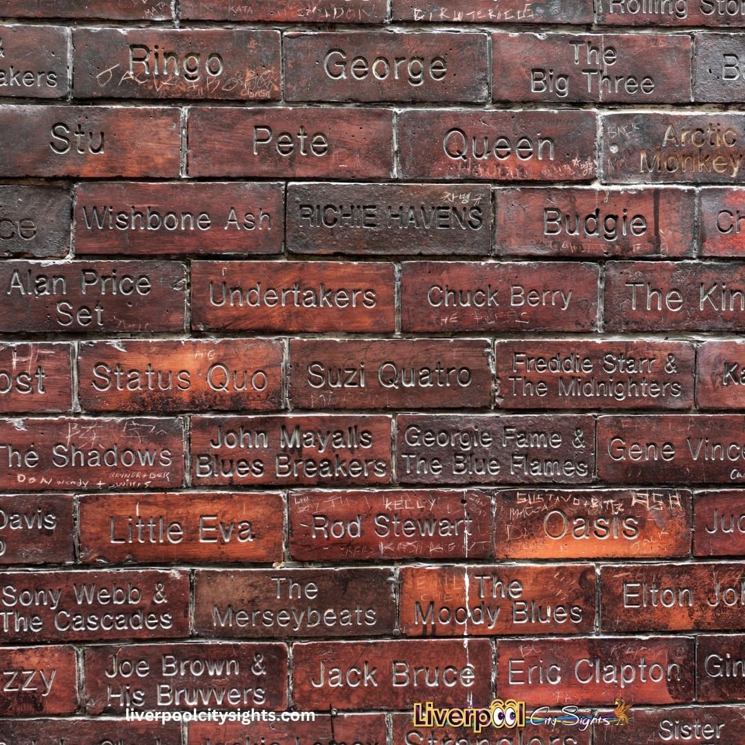 🎶 Discover the magic of Liverpool's musical legacy at the iconic Wall of Fame on Mathew Street, nestled within the vibrant Cavern Quarter! 🌟 Unveiled in 2001 by the legendary Lita Roza, the Wall celebrates 54 Liverpool-based musicians who've topped