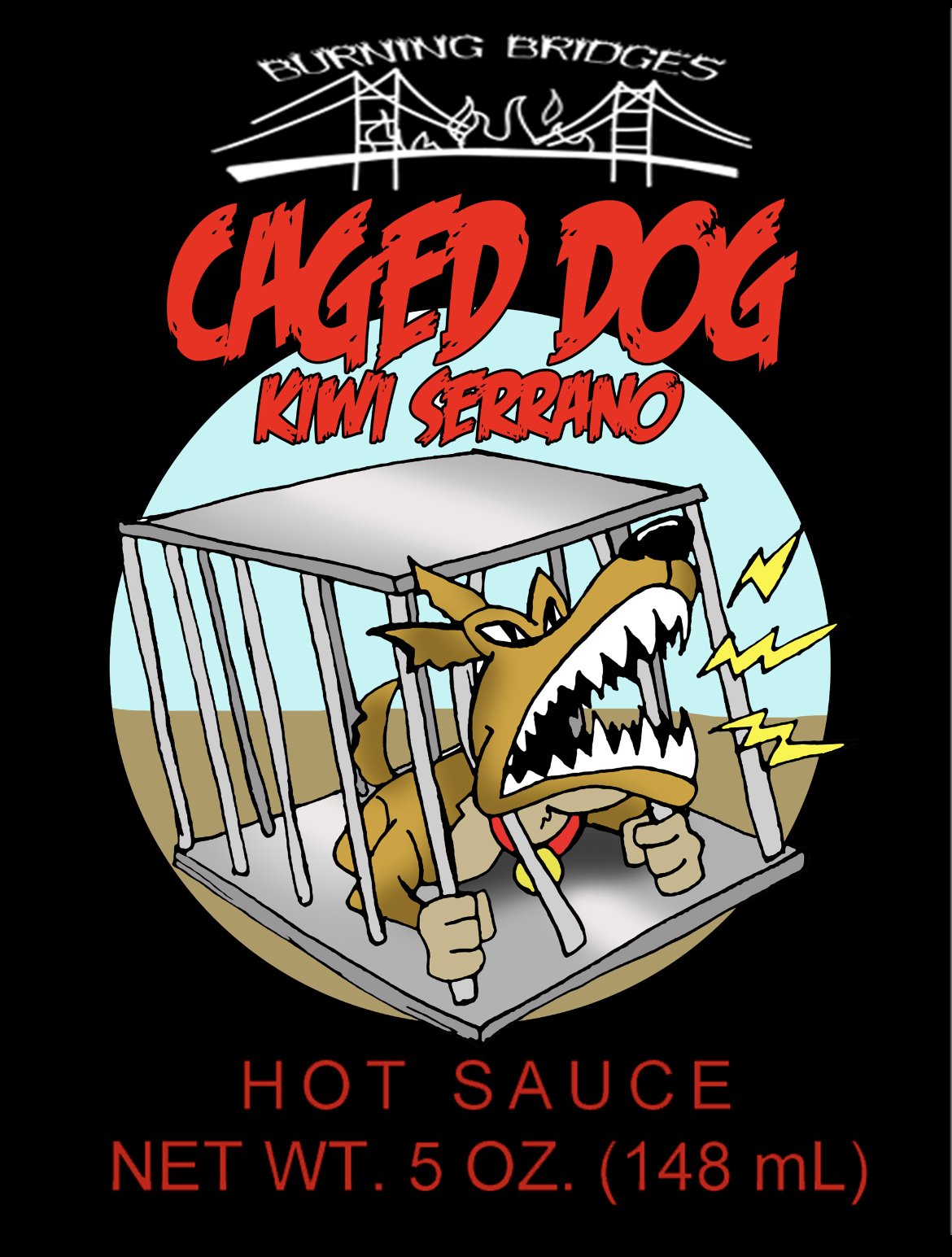 Caged Dog - Hot Sauce 5oz